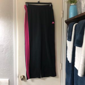Size medium black adidas sweat pants